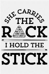 She Carries The Rack I Hold The Stick