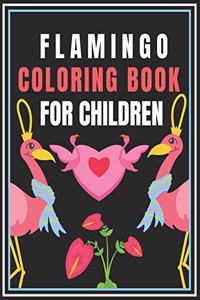 Flamingo Coloring Book for Children