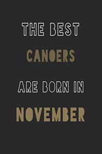 The Best canoers are Born in November journal