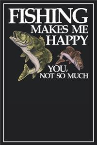 Fishing makes me happy You, not so much