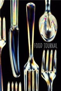 Food Journal: Notebook, diary to keep record of dieting and calories. Easy to track food consumption and servings: breakfast, snacks, lunch, dinner. 100 pages log