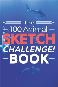 100 Animal Sketch Challenge Book