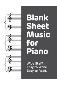 Blank Sheet Music for Piano