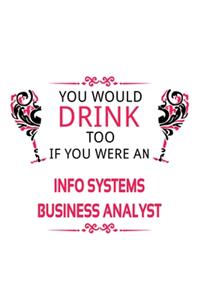 You Would Drink Too If You Were An Info Systems Business Analyst