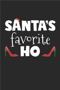 Santa's Favorite Ho Notebook - Adult Christmas Journal - Santa's Favorite Ho Diary