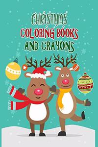 Christmas Coloring Books And Crayons
