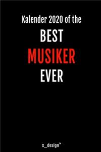Kalender 2020 für Musiker