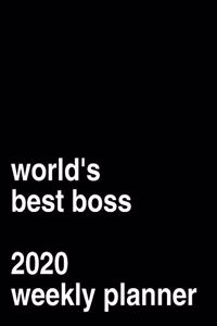 World's Best Boss 2020 Weekly Planner