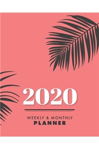 2020 Weekly & Monthly Planner