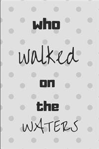 Who Walked on the Waters