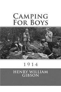 Camping For Boys