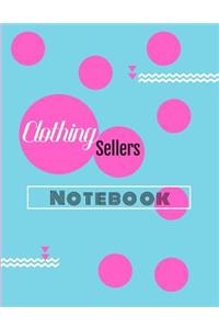Clothing Sellers Notebook: Composition Style Notebook for Clothing Sellers on Ebay, Poshmark, Mercari and More Version 4