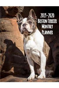 2019-2020 Boston Terrier Monthly Planner
