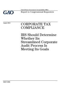 Corporate tax compliance