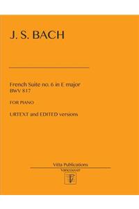 French Suite no. 6 in E major