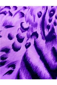 Purple Abstract Notebook