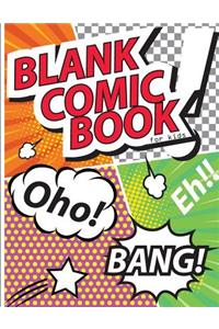 Blank Comic Book for kids