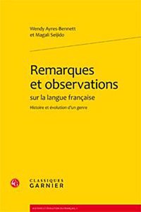 Remarques Et Observations Sur La Langue Francaise
