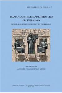 Iranian Languages and Literatures of Central Asia