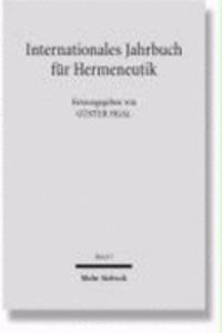 Internationales Jahrbuch für Hermeneutik