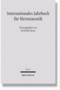 Internationales Jahrbuch Fur Hermeneutik