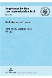 Kodifikation in Europa