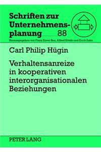 Verhaltensanreize in Kooperativen Interorganisationalen Beziehungen
