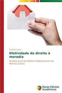 Efetividade do direito à moradia