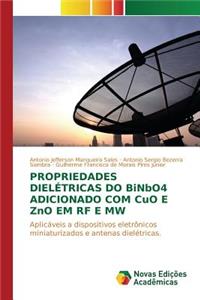 Propriedades dielétricas do BiNbO4 adicionado com CuO e ZnO em RF e MW
