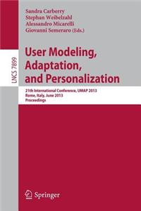 User Modeling, Adaption, and Personalization