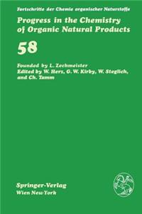 Fortschritte Der Chemie Organischer Naturstoffe / Progress in the Chemistry of Organic Natural Products