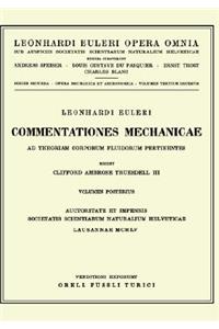 Commentationes Mechanicae Ad Theoriam Corporum Fluidorum Pertinentes 2nd Part