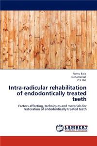 Intra-radicular rehabilitation of endodontically treated teeth