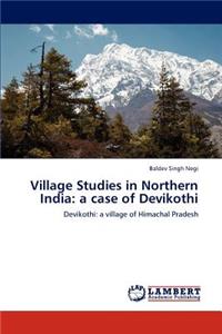 Village Studies in Northern India