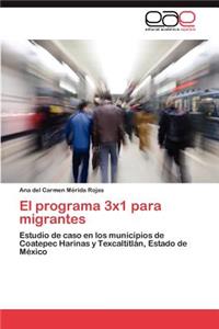 Programa 3x1 Para Migrantes
