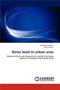 Noise level in urban area