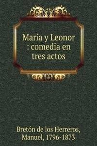MAR  A Y LEONOR COMEDIA EN TRES ACTOS
