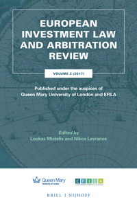 European Investment Law and Arbitration Review