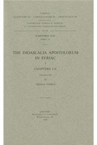 Didascalia Apostolorum in Syriac, I