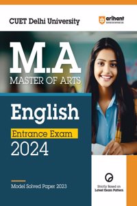 Arihant CUET Delhi University M.A (Master of Arts) English Entrance Exam Guide For 2024 Exams