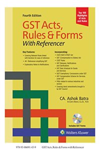 GST Acts, Rules & Forms With Referencer