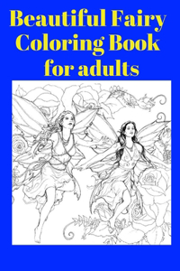 Beautiful Fairy Coloring Book for adults