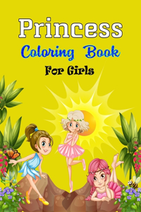 Princess Coloring Book For Girls