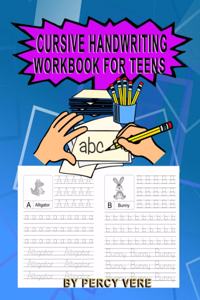 Cursive Handwriting Workbook For Teens