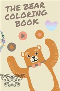 The bear coloring book