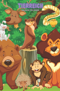 TIERREICH - Malbuch Für Kinder