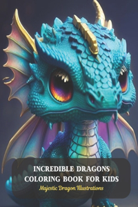 Incredible Dragons Coloring Book for Kids