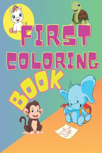 MY FIRST COLORING BOOK...Elmo's adventures in the land of Rainbow