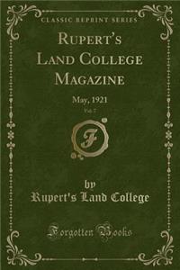 Rupert's Land College Magazine, Vol. 7