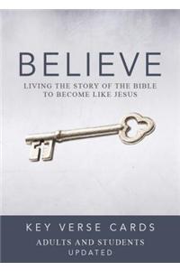 Believe Key Verse Cards: Adult/Student